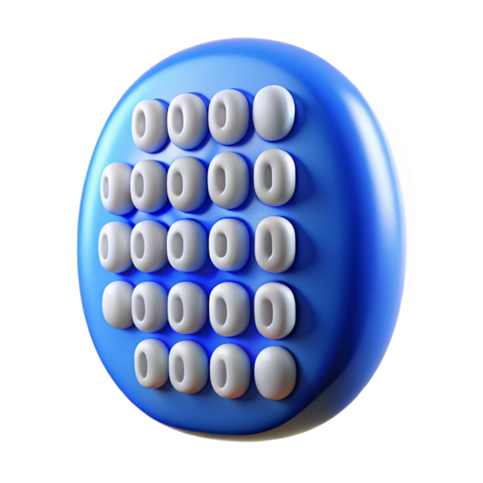 serene vintage Binary Code Background Blue and White Isolated Element original png