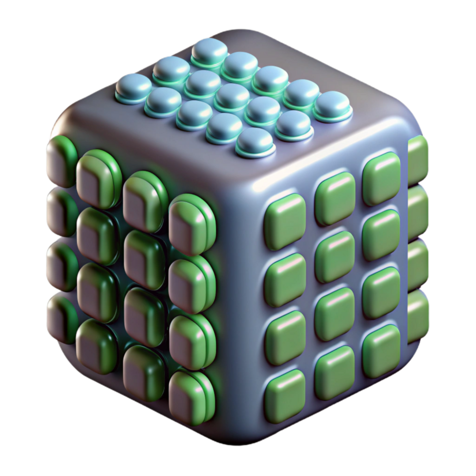 vibrant creative Binary Code Matrix with Green Digits Cutout authentic png