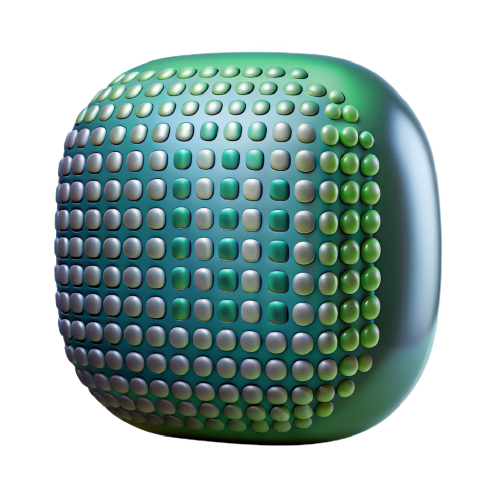 serene contemporary Binary Code Matrix with Green Digits Cutout authentic png