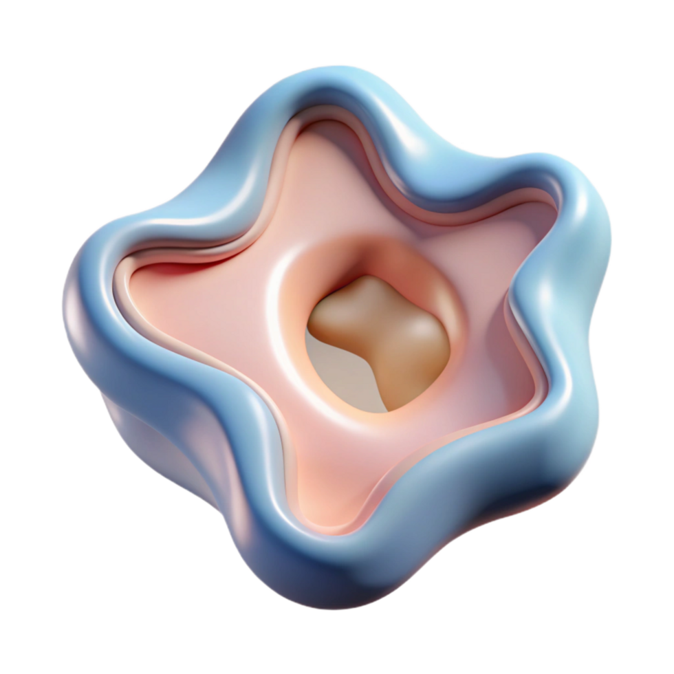 wonderful abstract Biocompatible Plastic Cutout on Transparent Background exclusive png