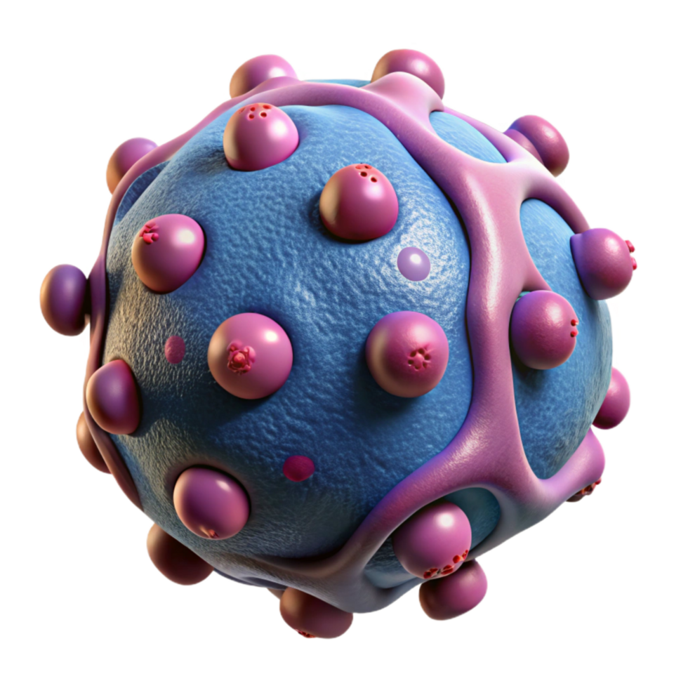 wonderful rustic Bio Cybernetic Cell Microscopic View Isolated high resolution png