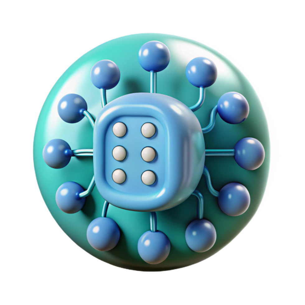 impressive abstract Bio Cybernetic Data Stream Flowing Isolated original png