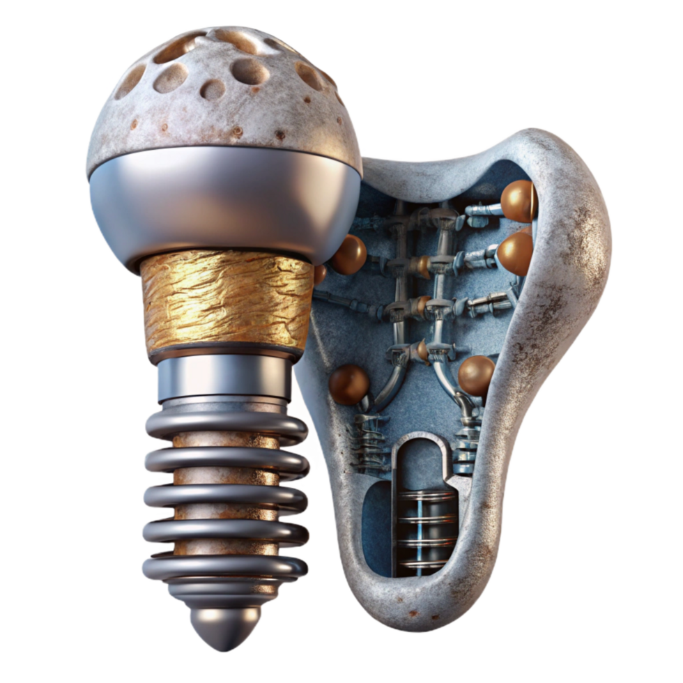serene creative Bio Cybernetic Implant X Ray View Cutout detailed png