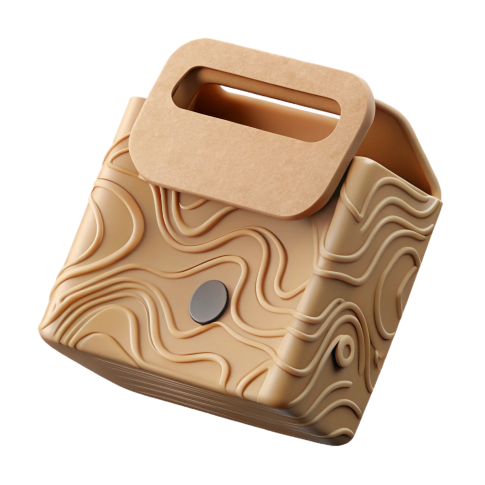 impressive artistic Biodegradable Packaging Design Flat Lay Cutout high resolution png