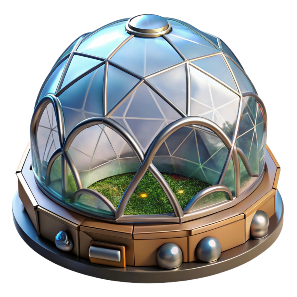elegant artistic Biodome Climate Control System Transparent high quality png