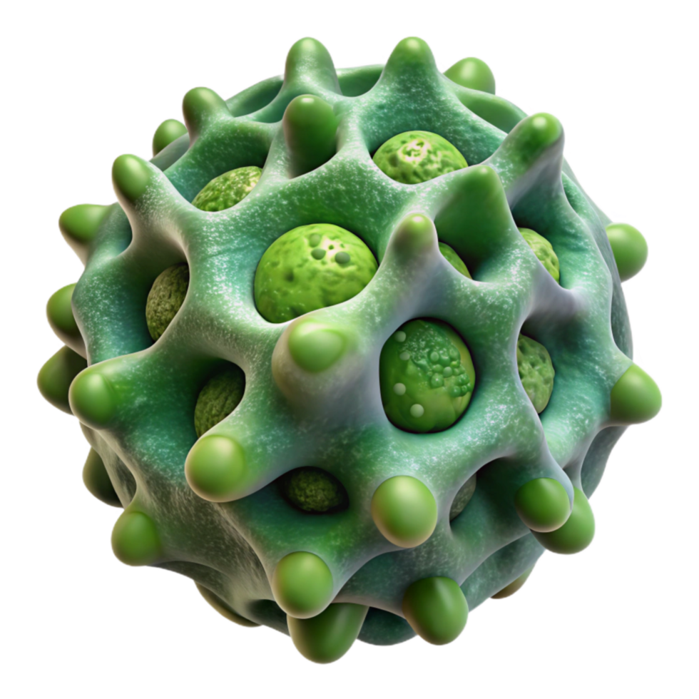 dramatic classic Bioengineered Algae Microscopic View Cutout 4K png