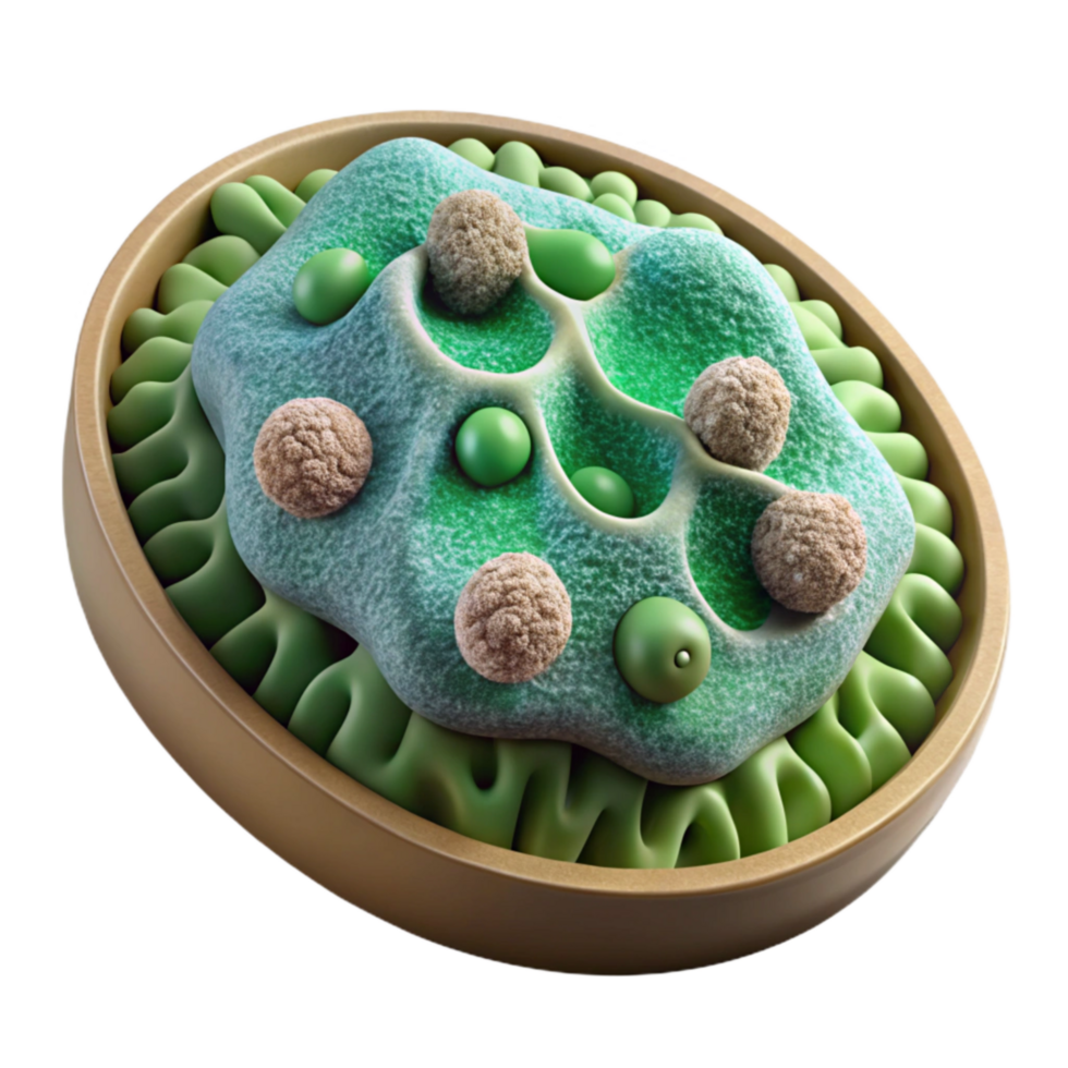 stunning traditional Bioengineered Algae Microscopic View Cutout original png
