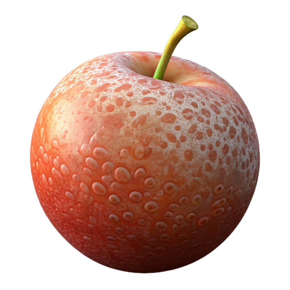 dramatic abstract Bioengineered Fruit Skin Texture Isolated 4K png