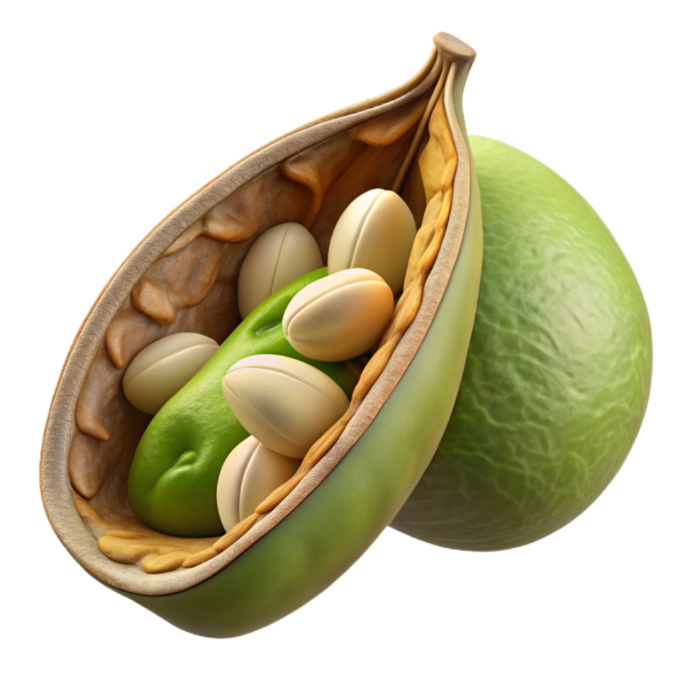 stunning contemporary Bioengineered Seed Pod Open Releasing Seeds Cutout 4K png