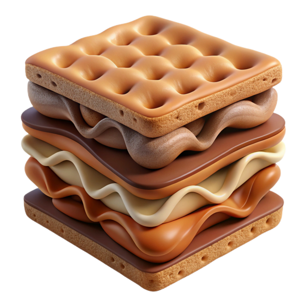 wonderful rustic Biofilm Layers Brown and Beige Texture Isolated 4K png