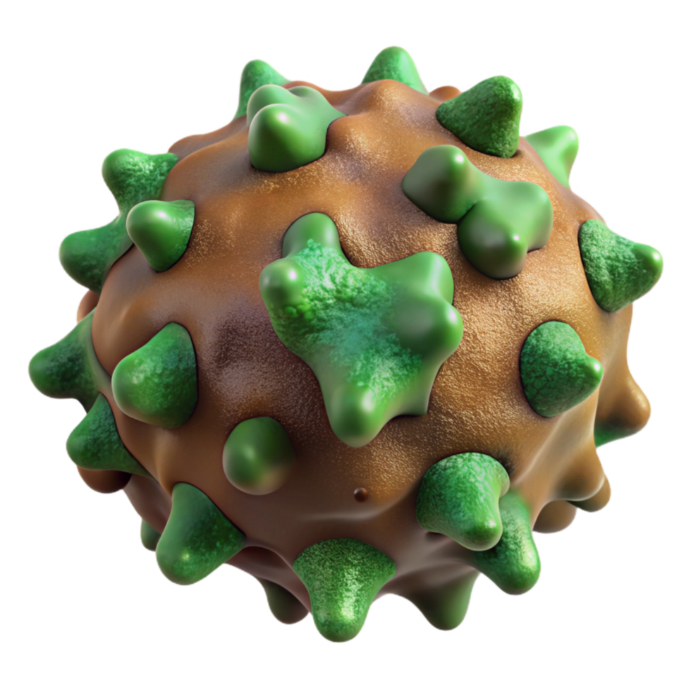impressive classic Biofilm Surface Brown and Green Texture Cutout high quality png