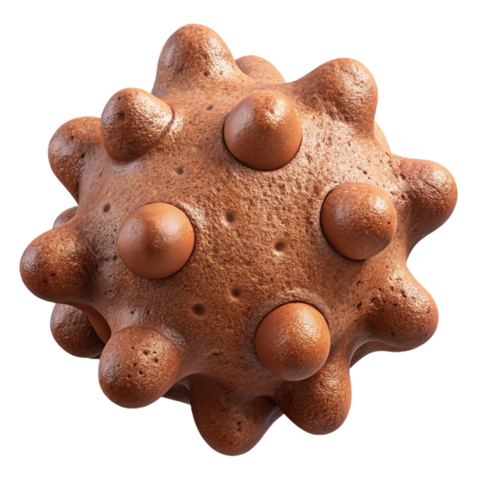 impressive contemporary Biofilm Surface Brown Texture Isolated exclusive png