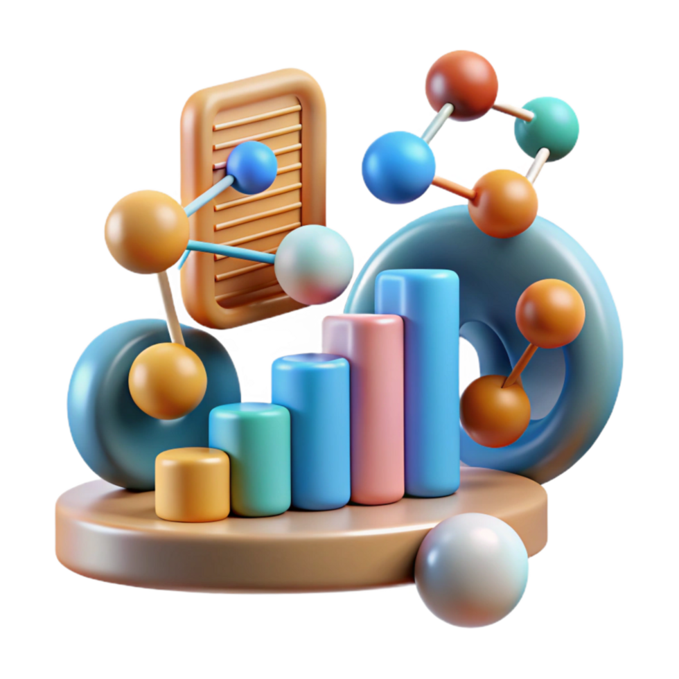 extraordinary artistic Bioinformatics Data Analysis Visualization Isolated authentic png