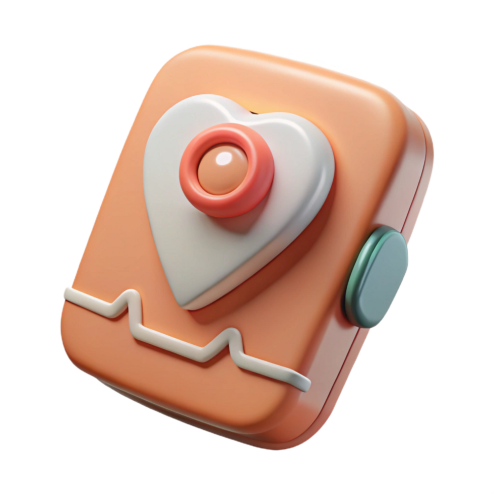 vibrant modern Bio Integrated Health Tracker Cutout Isolated authentic png