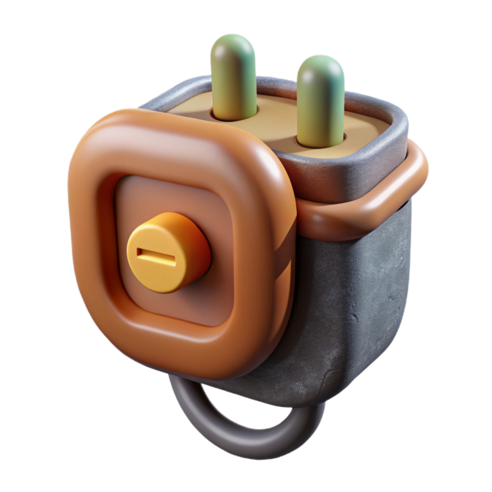 beautiful creative Bio Integrated Power Source Cutout Isolated detailed png