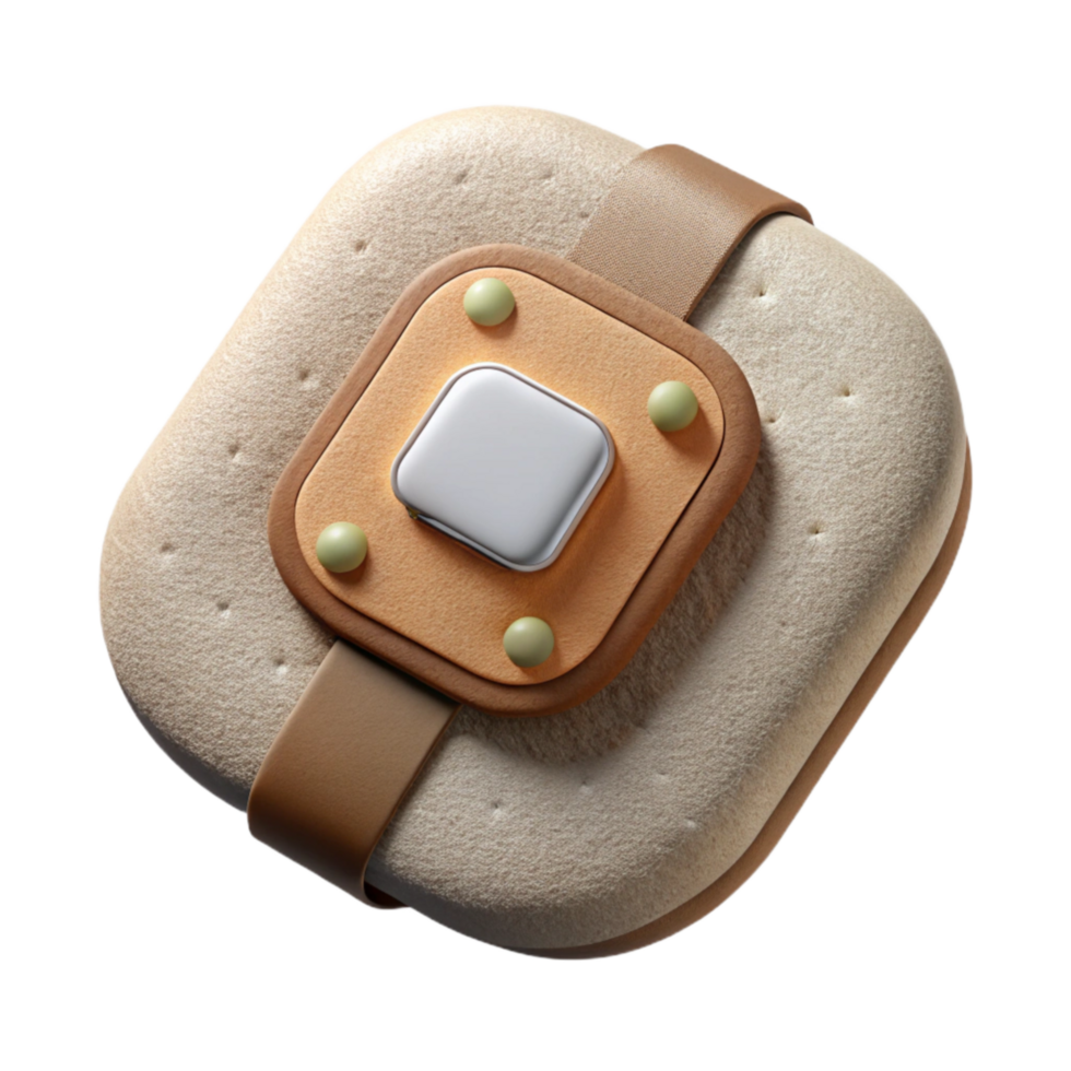 serene abstract Bio Integrated Wearable Sensor Patch Cutout exclusive png