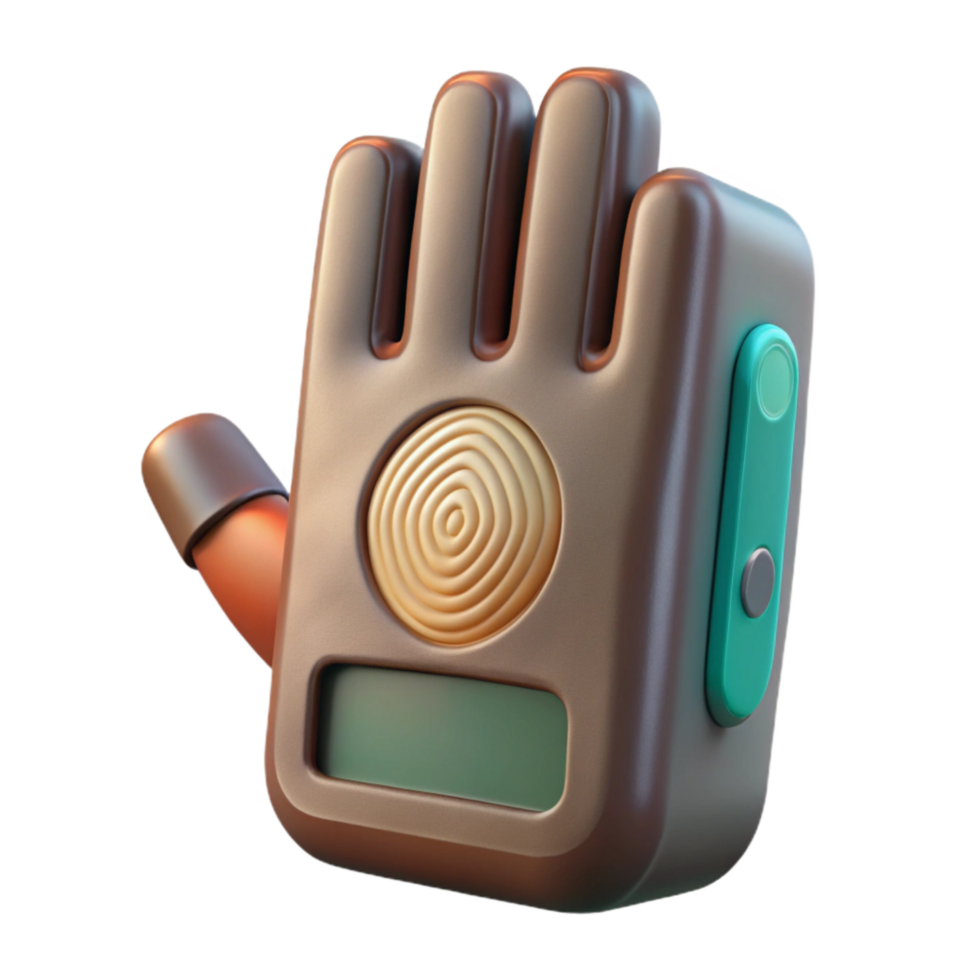 impressive traditional Biometric Hand Scanner 3d Mapping Technology Cutout genuine png