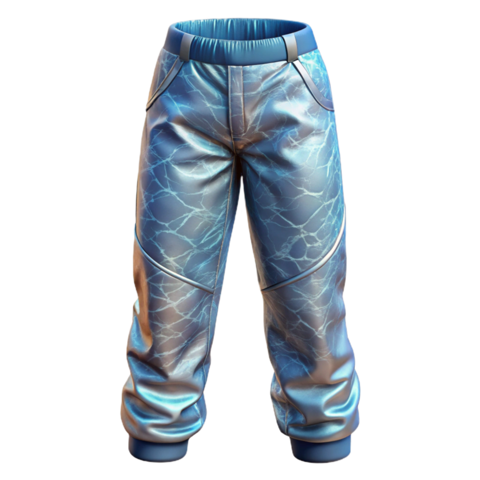 vibrant artistic Biometric Pants Isolated on Transparent Background premium png