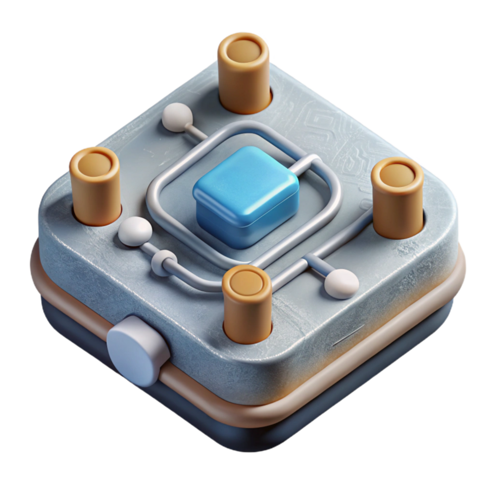 serene classic Biomimetic Microfluidic Device Cutout 4K png