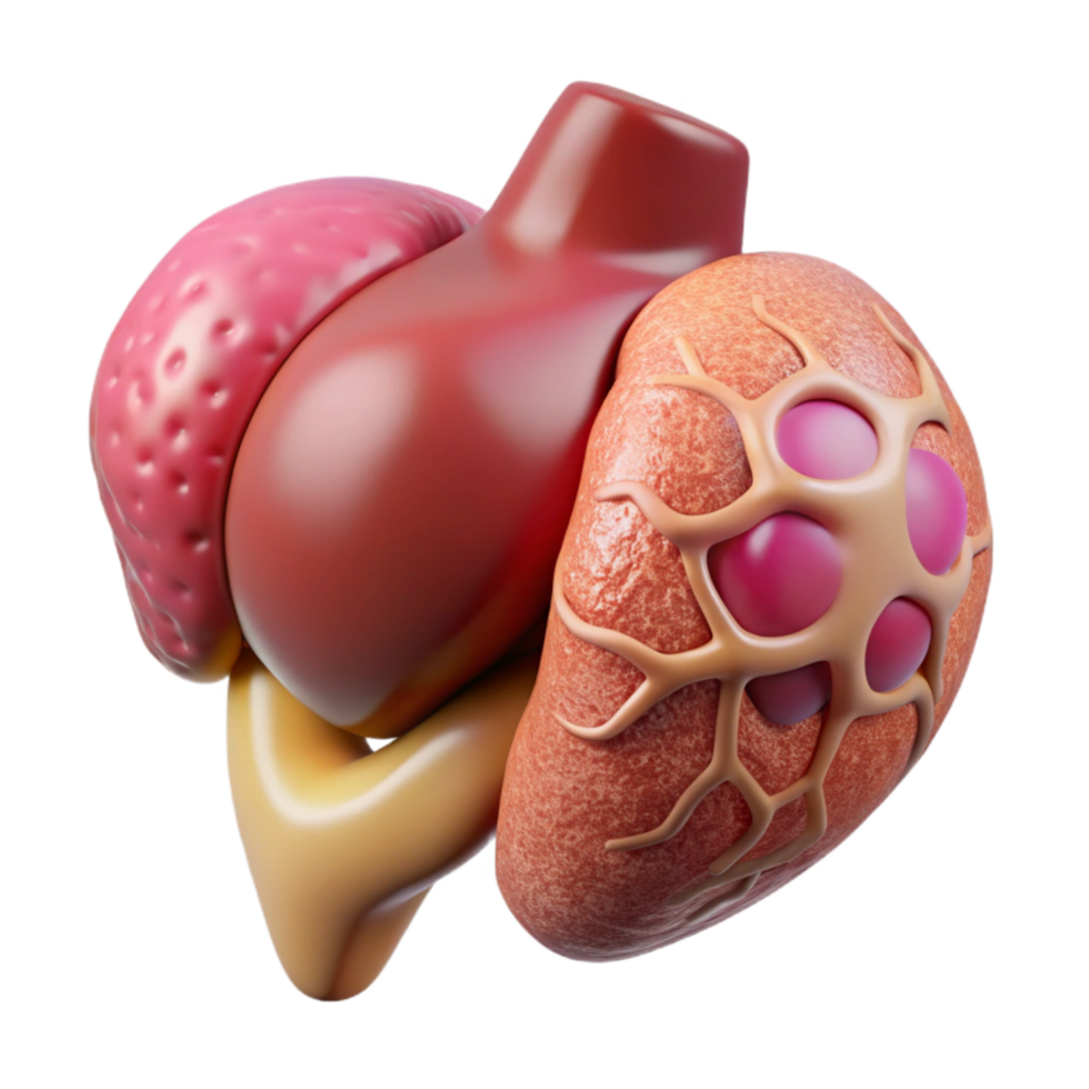 magnificent minimalist Bioprinting Organ Tissue 3d Render Cutout original png