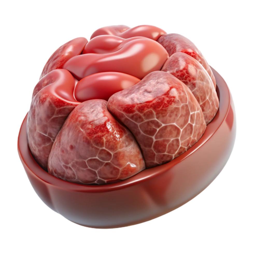 serene abstract Bioreactor Meat Close Up Transparent Background genuine png