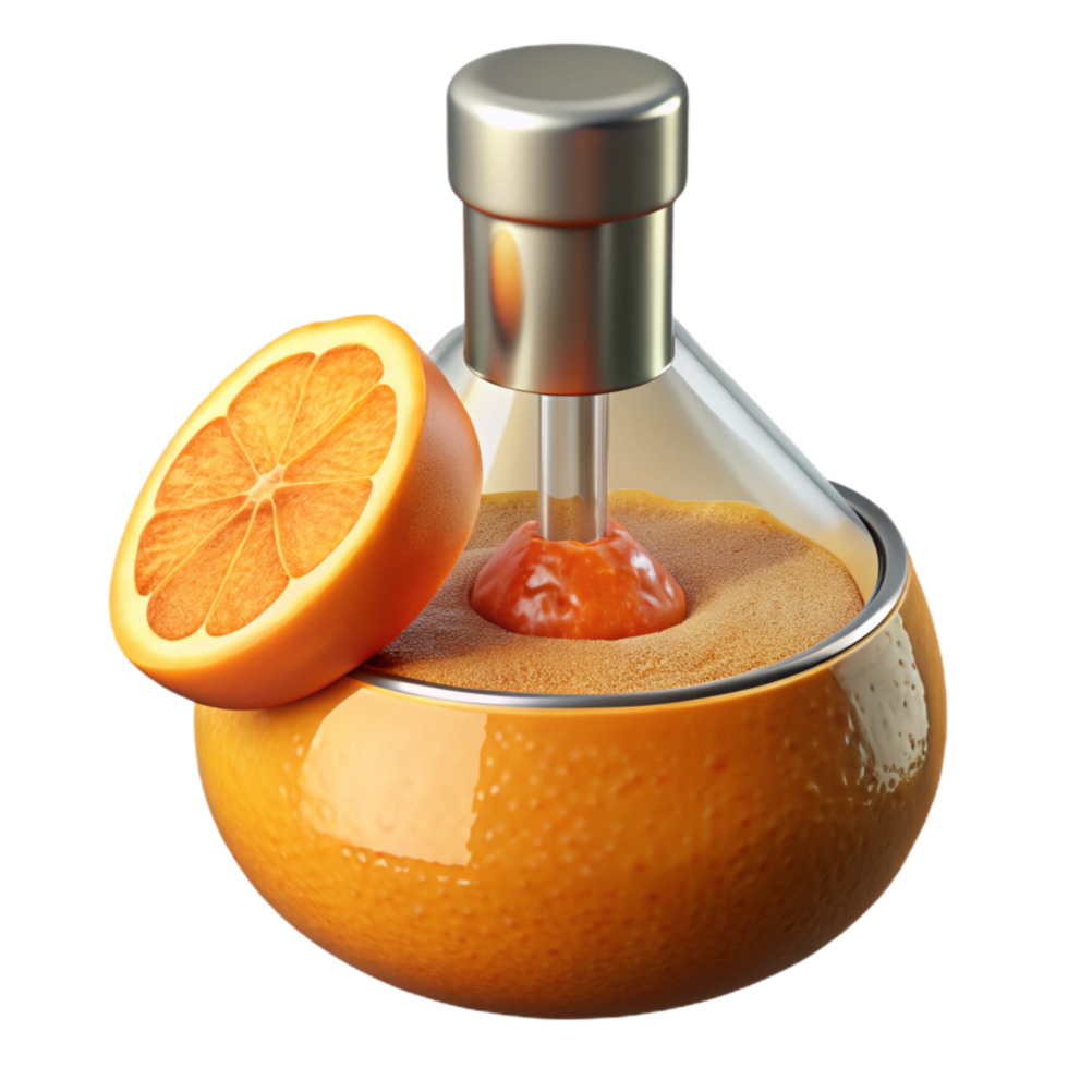 magnificent rustic Bioreactor Orange Slice Juicy Pulp Transparent Background original png