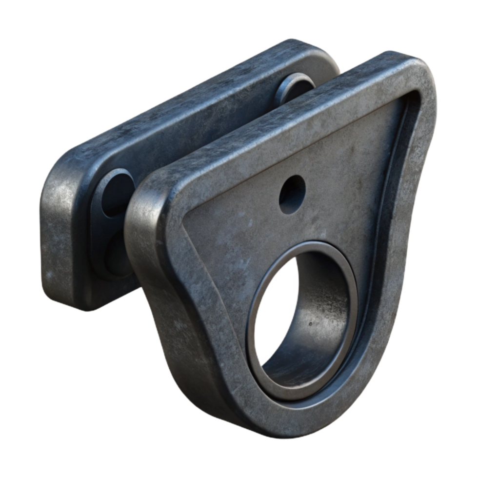 extraordinary abstract Black 3d Printed Bracket Isolated Element 4K png