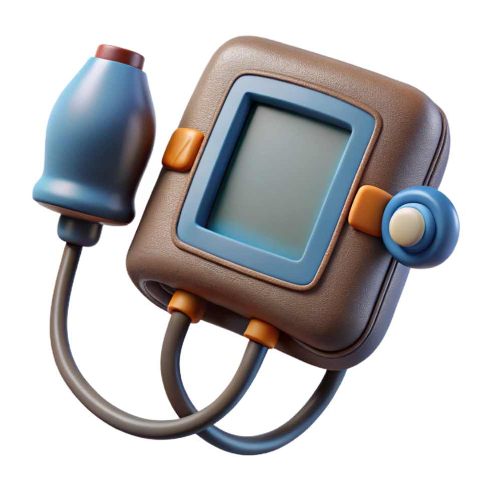 stunning minimalist Blood Pressure Monitor Digital Display Isolated exclusive png