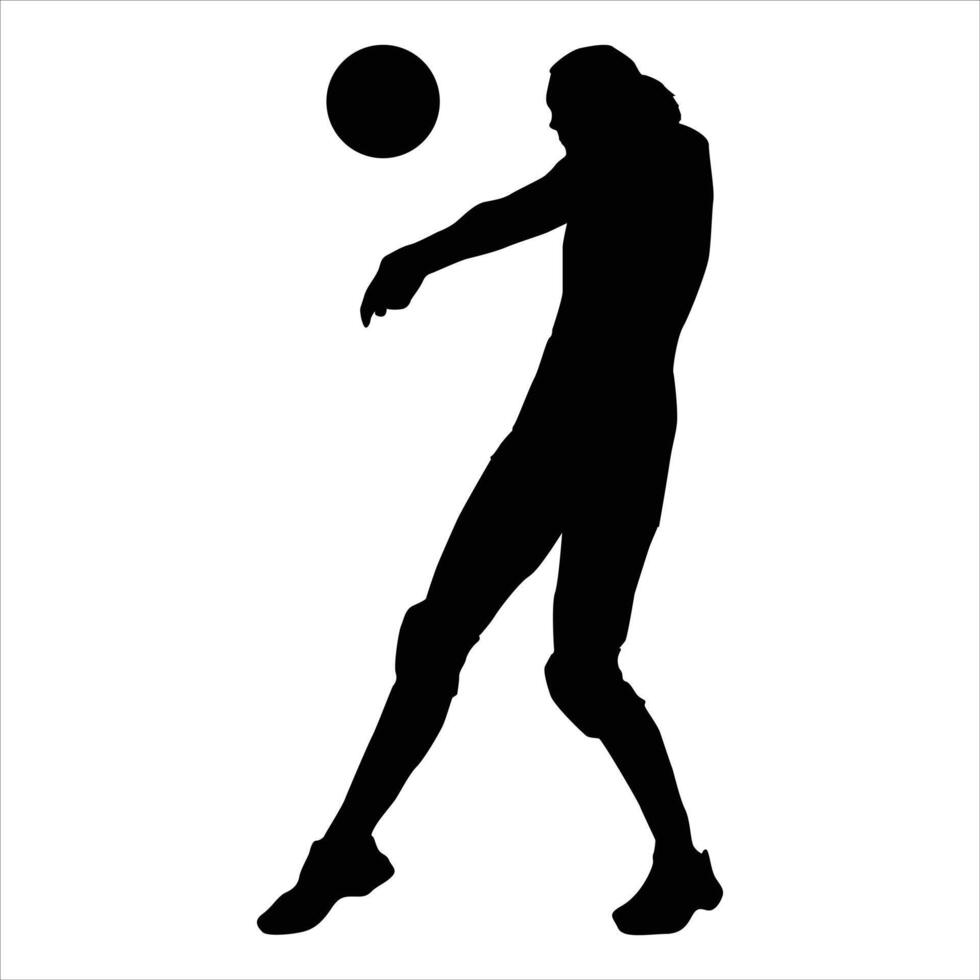 Female Volleyball Player vector