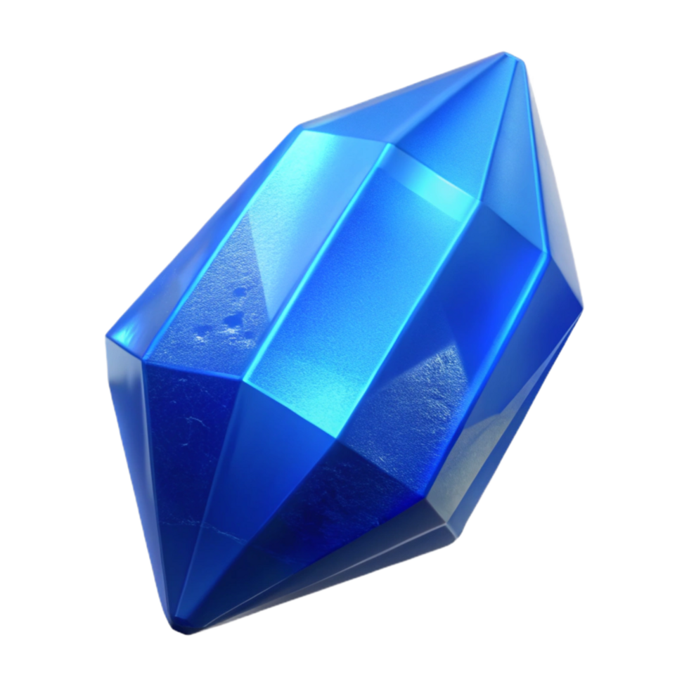 extraordinary rustic Blue Crystal Suspended in Air Isolated Element high resolution png