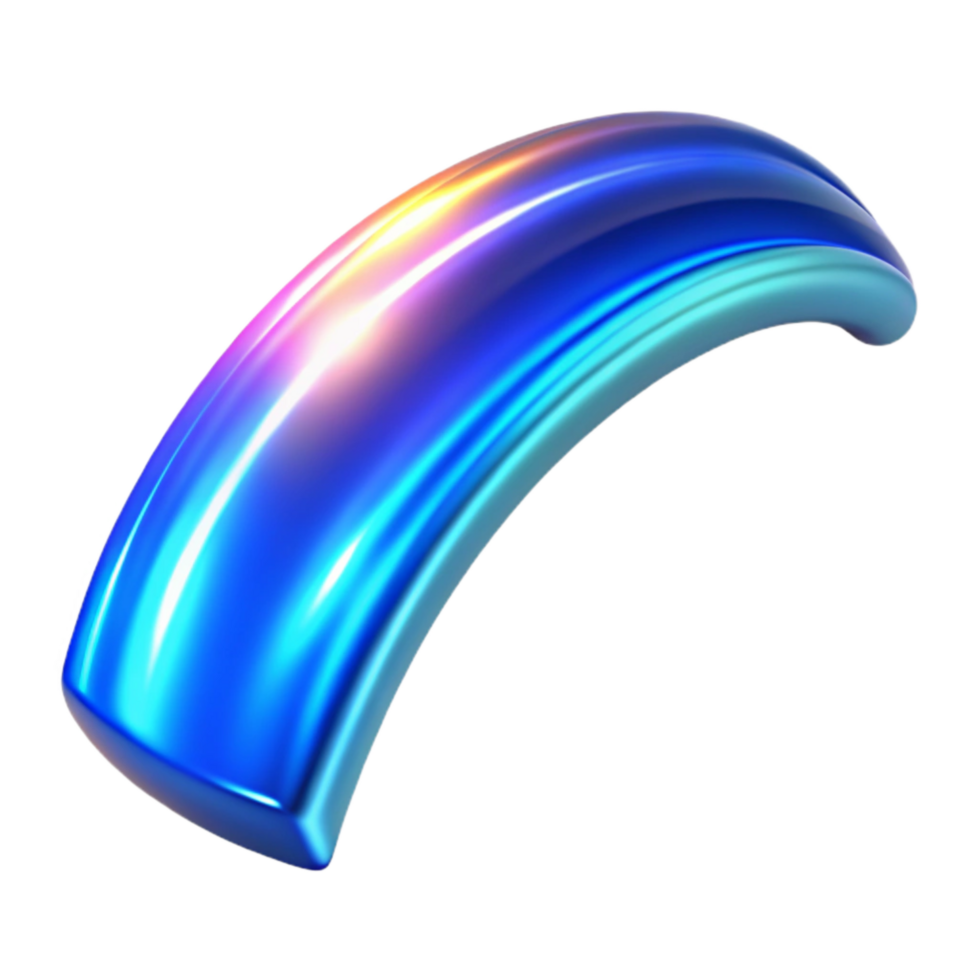 wonderful rustic Blue Holographic Light Streak Isolated Element original png