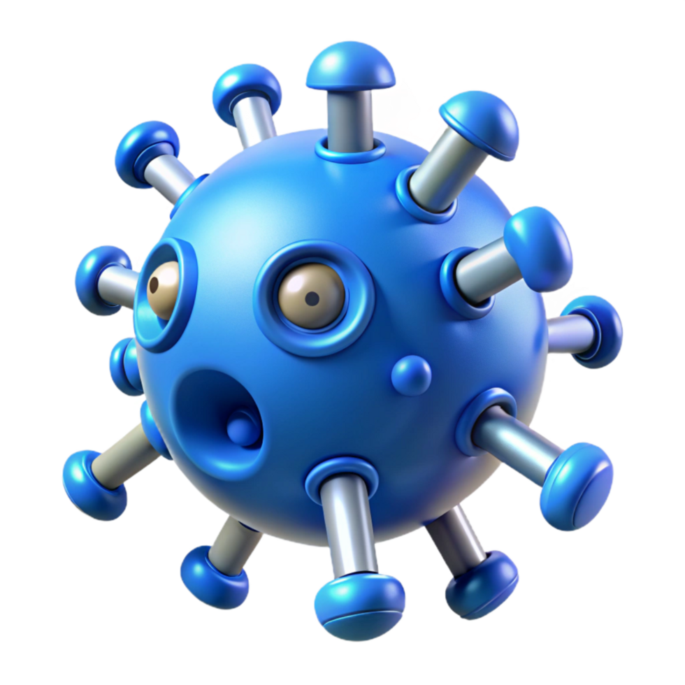 elegant traditional Blue Nanobot Activating Immune Response Cutout exclusive png