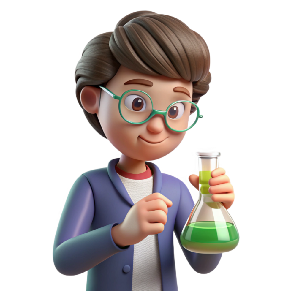 wonderful contemporary Boy Doing Science Experiment Transparent exclusive png