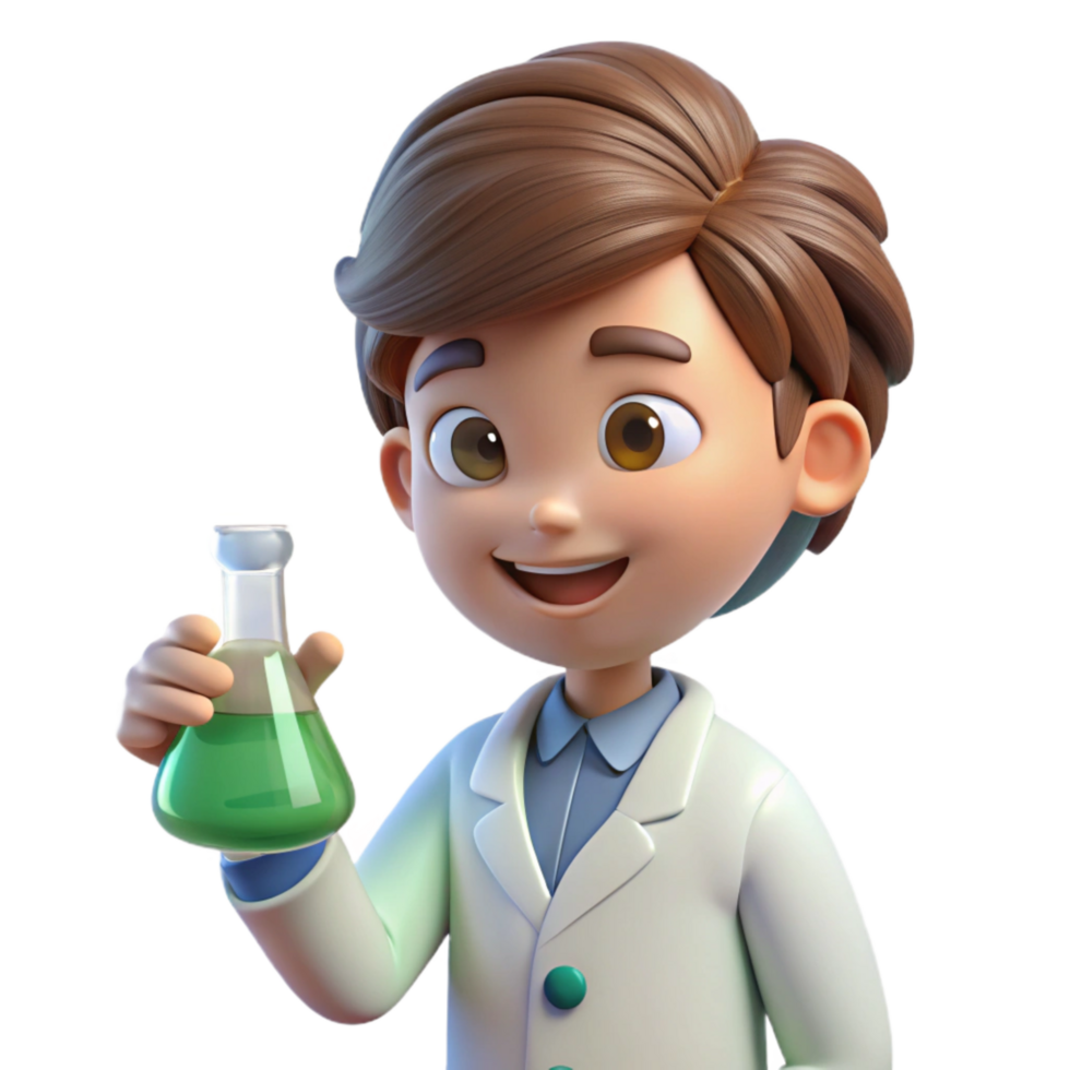 magnificent abstract Boy Doing Science Experiment Transparent professional png