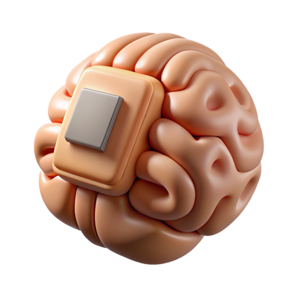 stunning creative Brain Implant Device Sleek Design Cutout high resolution png