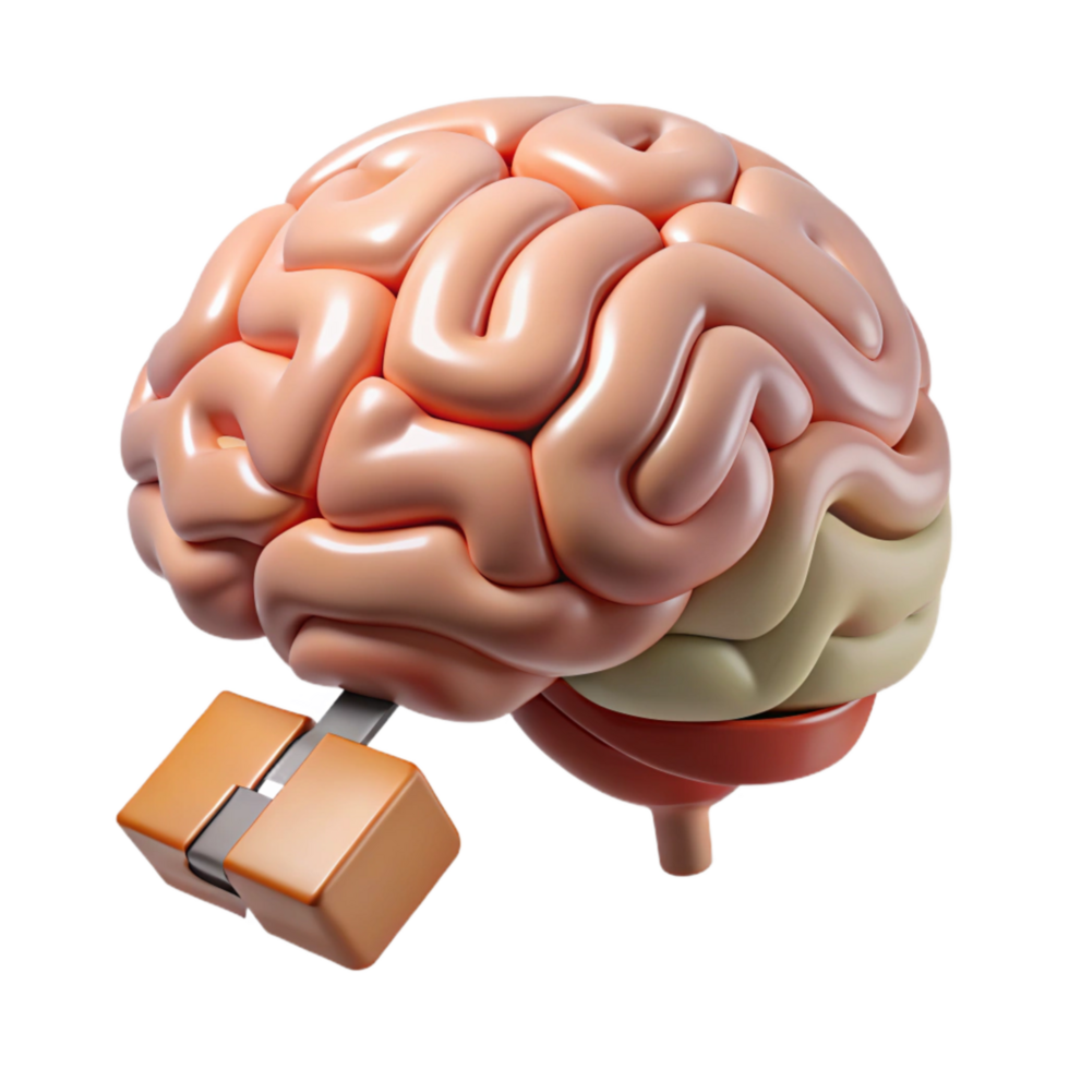 vibrant creative Brain Implant Procedure Diagram Step by Step Cutout original png