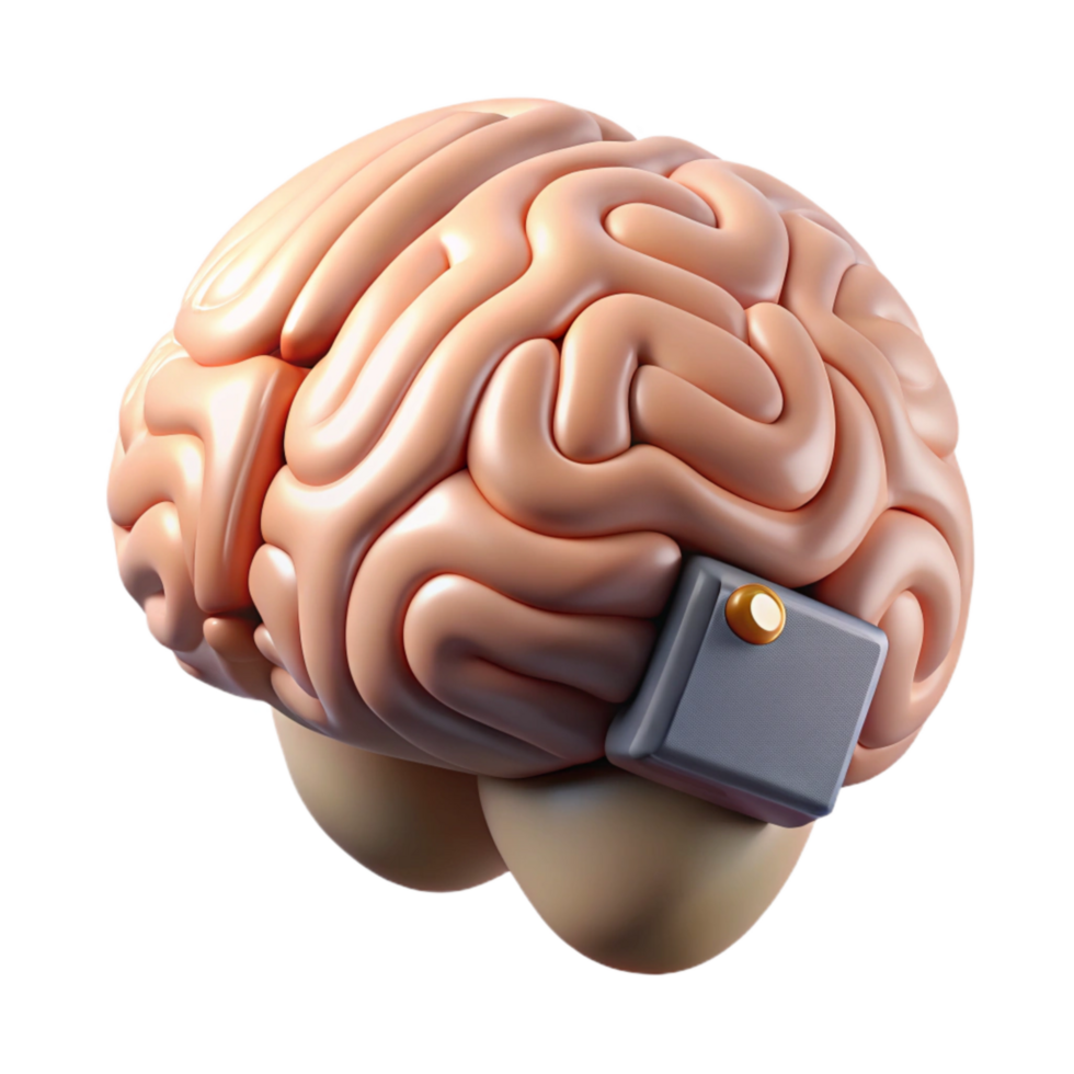 extraordinary traditional Brain Implant Technology Side View Isolated Element authentic png
