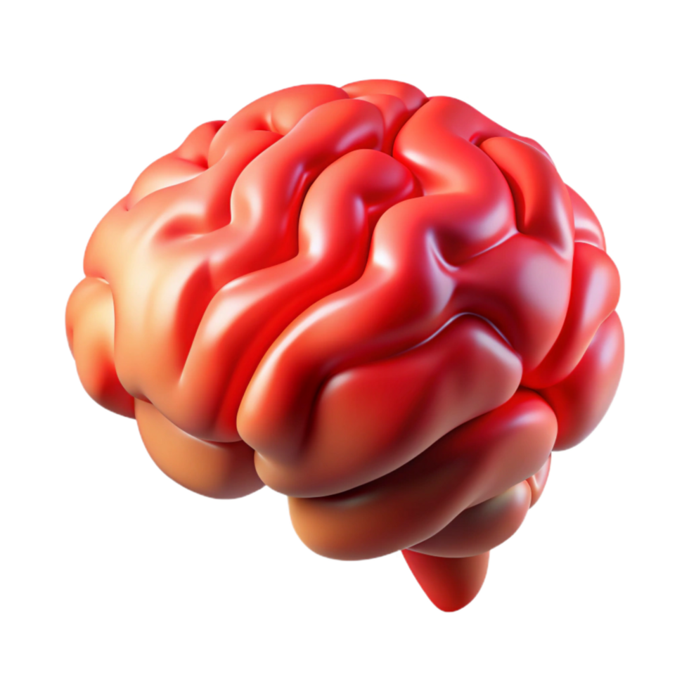serene modern Brain Scan Data Visualization Abstract Pattern Transparent Background genuine png