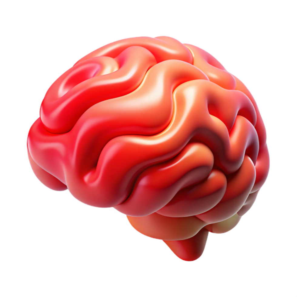 dramatic classic Brain Scan Data Visualization Abstract Pattern Transparent Background premium png