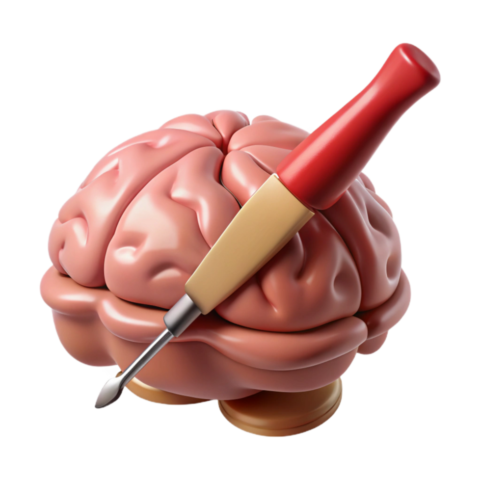 serene rustic Brain Surgery Tools Scalpel Close Up Cutout high resolution png