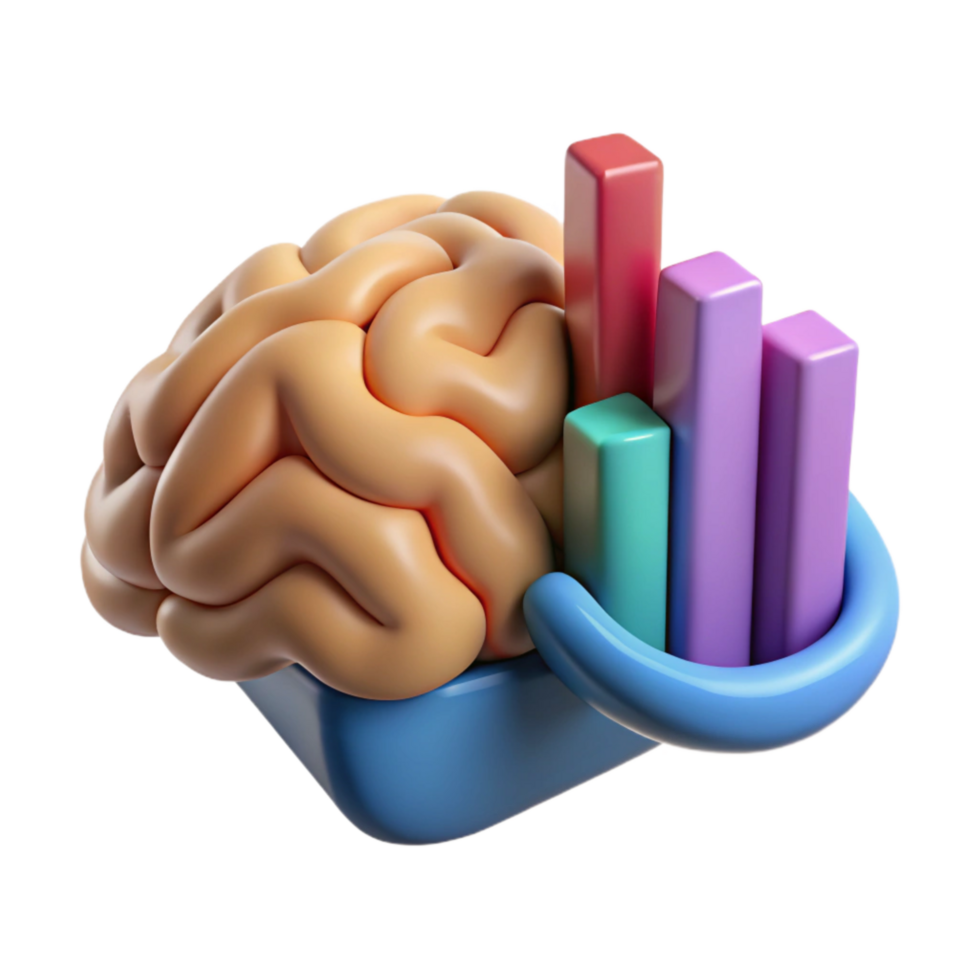 magnificent rustic Brainwave Activity Graph Cutout with Realistic Data and White Background exclusive png
