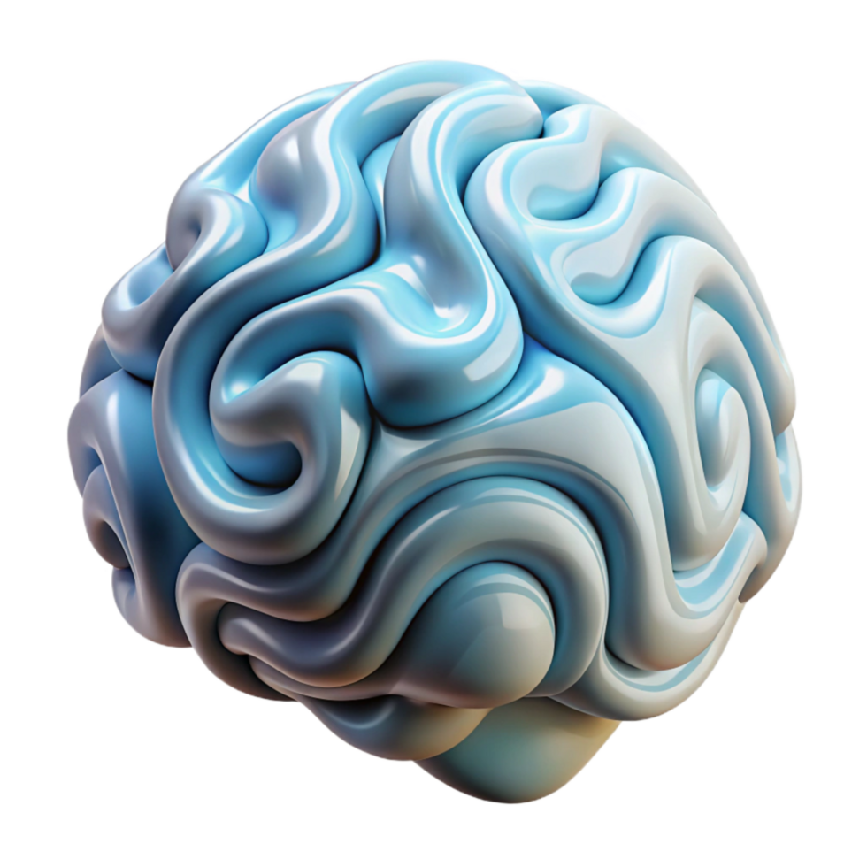 serene contemporary Brainwave Alpha Pattern Smooth Waves Isolated high resolution png
