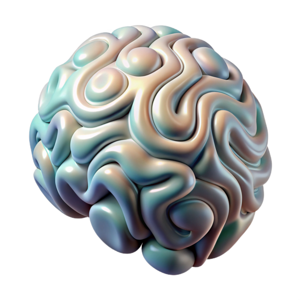 elegant abstract Brainwave Pattern Abstract Art Transparent Background exclusive png
