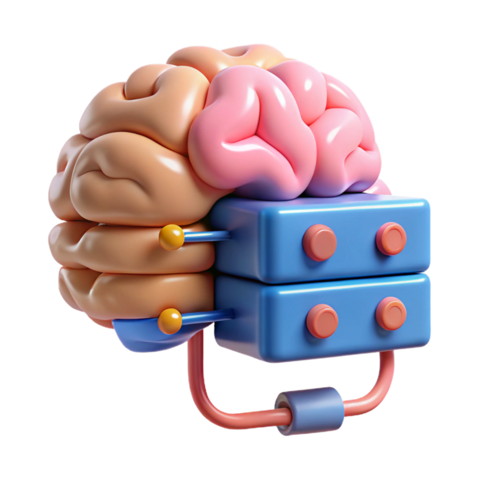 magnificent contemporary Brain Waves Connecting to Server Isolated exclusive png