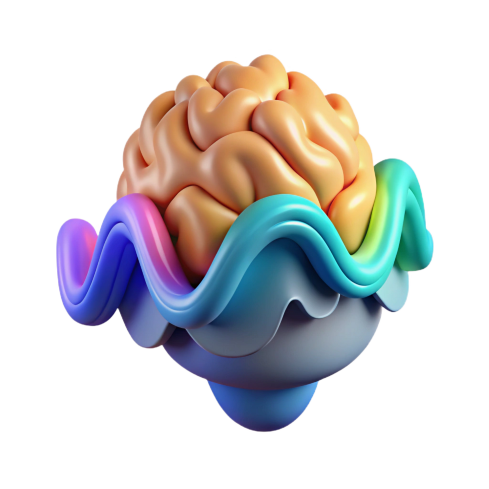 beautiful classic Brainwaves Frequency Chart Data Visualization Isolated genuine png