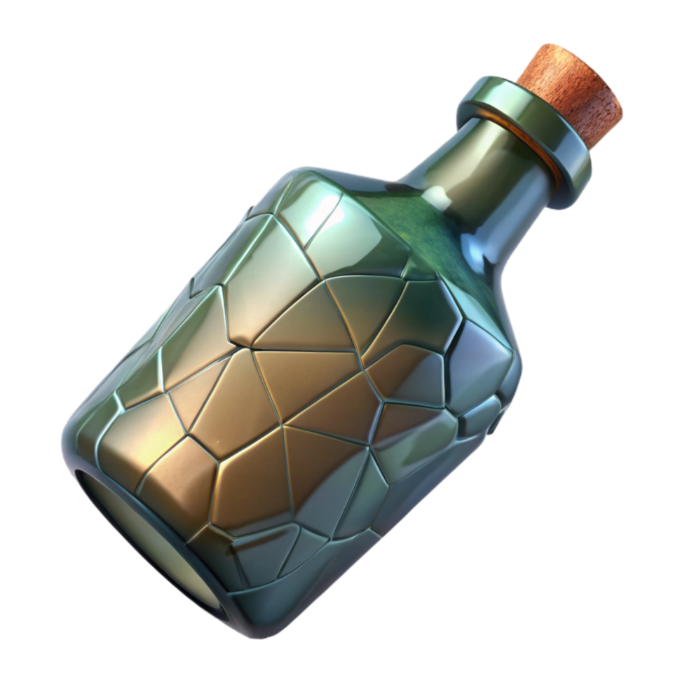 extraordinary minimalist Broken Glass Bottle Isolated exclusive png