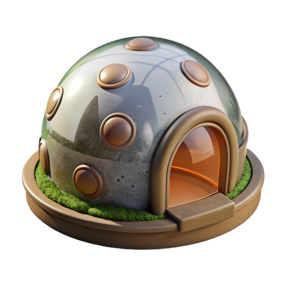 wonderful creative Bubble Dome Farm Transparent Cutout Isolated exclusive png