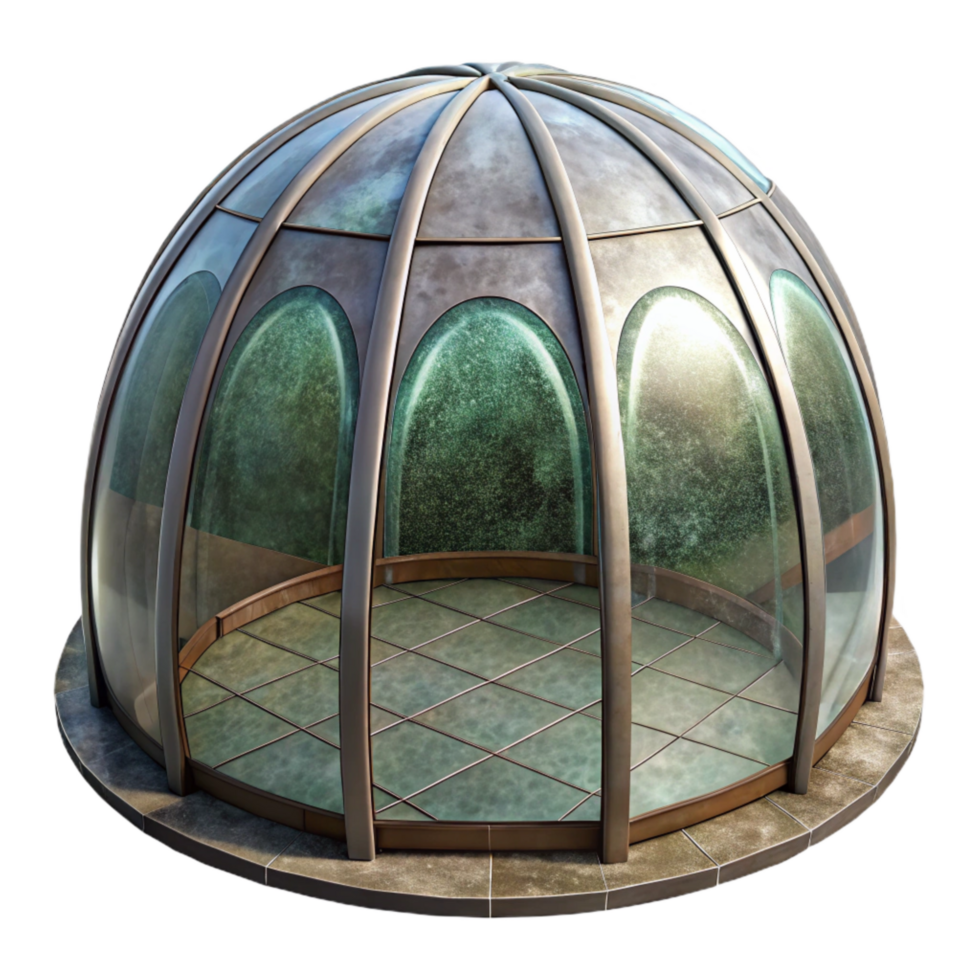 elegant modern Bubble Dome Greenhouse Transparent Isolated genuine png