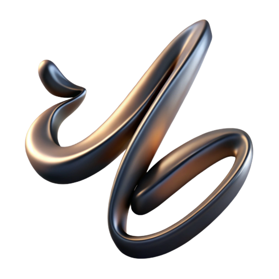 magnificent contemporary Calligraphy Brushstroke with Dynamic Angle Isolated Element premium png