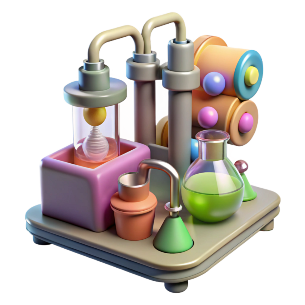 wonderful traditional Cellular Agriculture Lab Equipment Isolated detailed png